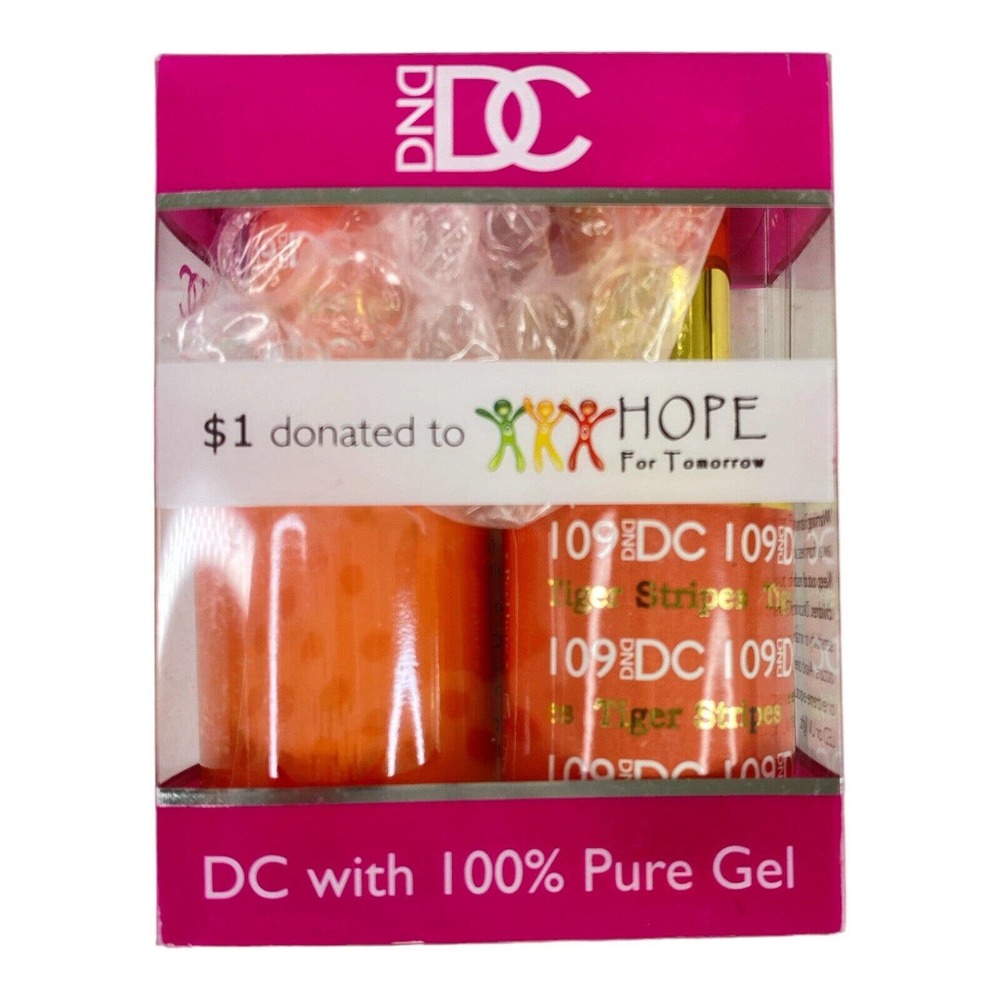DND DC Gel Nail Polish in Tiger Stripes